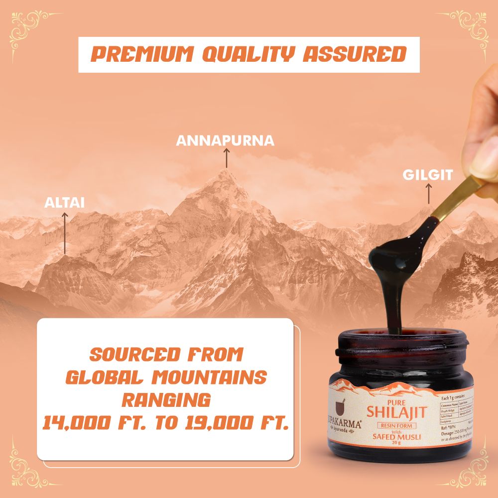 Upakarma Ayurveda Original & Pure SJ Resin Form With Safed Musli - Distacart