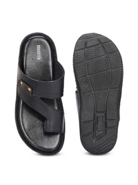 Thumbnail for Roadster The Lifestyle Co. Men Black Comfort Sandals