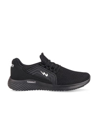 Thumbnail for Campus Men Black Mesh Running Shoes