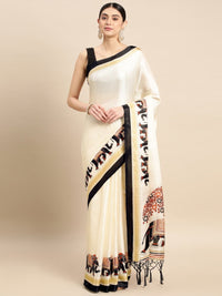 Thumbnail for Anouk Ethnic Motifs Silk Blend Saree - Distacart