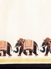 Thumbnail for Anouk Ethnic Motifs Silk Blend Saree - Distacart