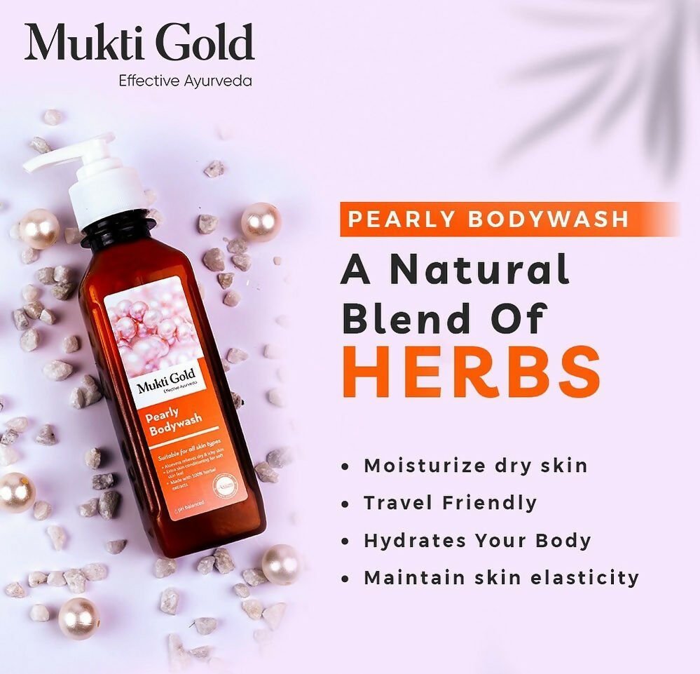 Axiom Mukti Gold Pearly Body Wash