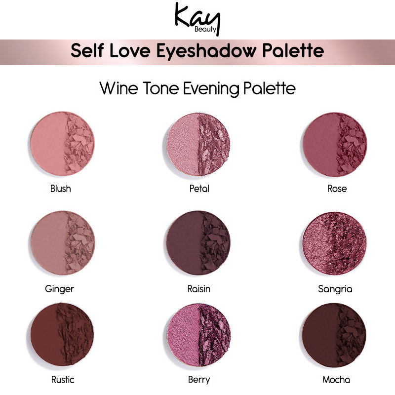Kay Beauty By Katrina Kaif Eyeshadow Palette - Self Love - Distacart