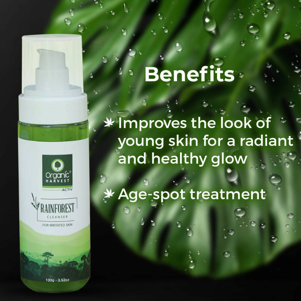 Organic Harvest Rainforest Cleanser For Irritated Skin - Distacart