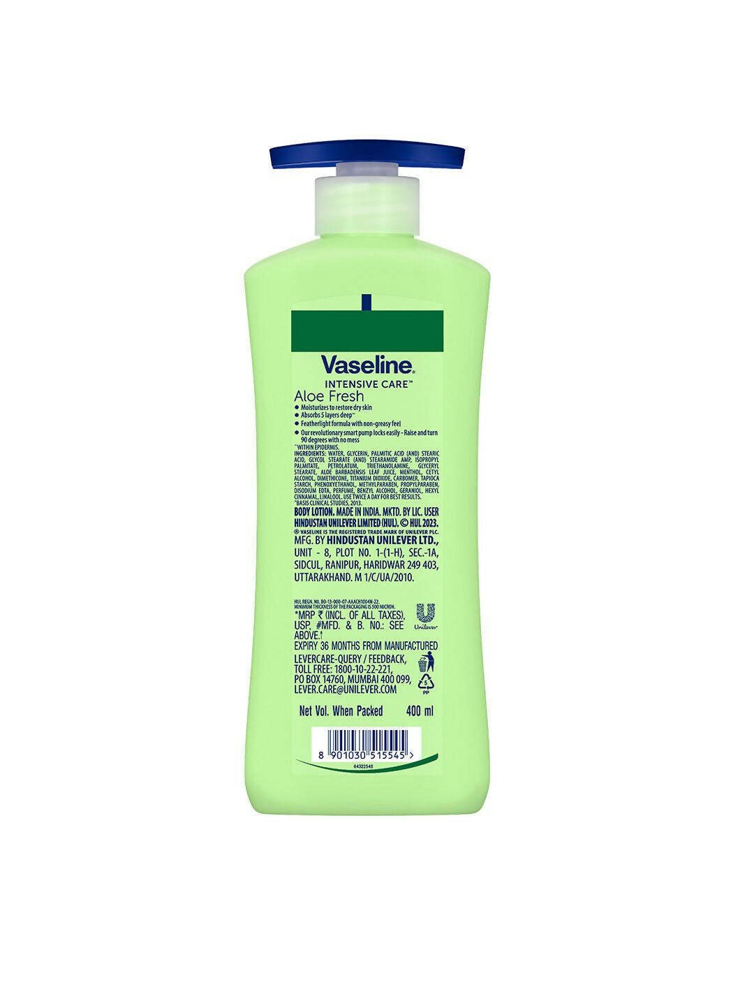 Vaseline Intensive Care Cocoa Glow & Aloe Fresh Body Lotions Combo