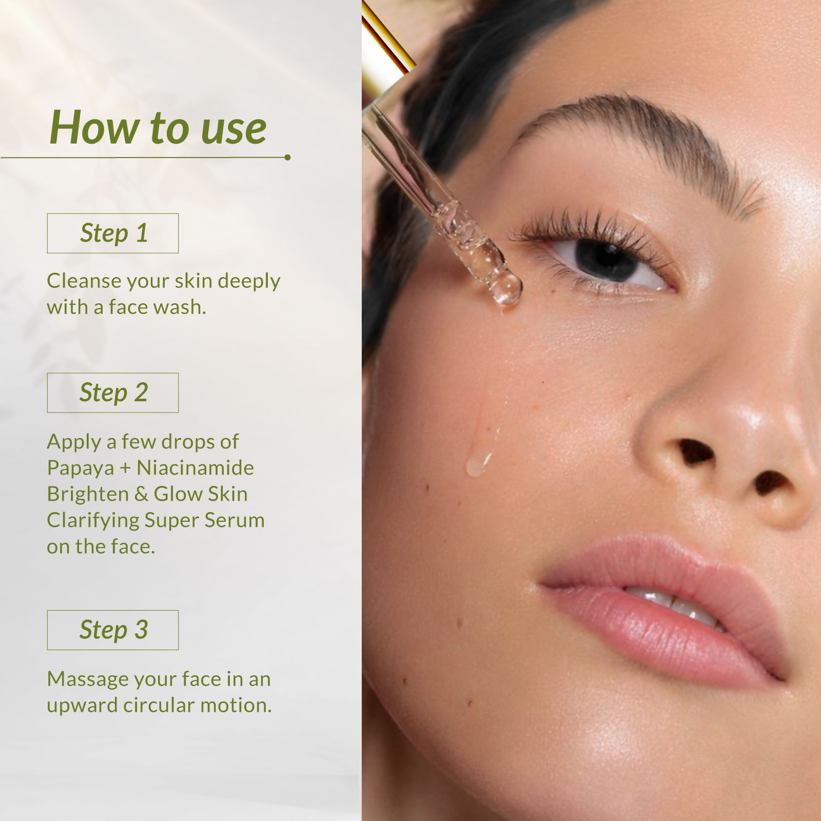 Lotus Botanicals Niacinamide & Papaya Brighten & Glow Skin Clarifying Super Serum - Distacart