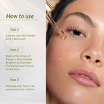 Thumbnail for Lotus Botanicals Niacinamide & Papaya Brighten & Glow Skin Clarifying Super Serum - Distacart