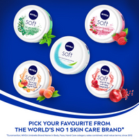 Thumbnail for Nivea Soft Light Moisturizer Cream Peppy Pomegranate For Hands And Body