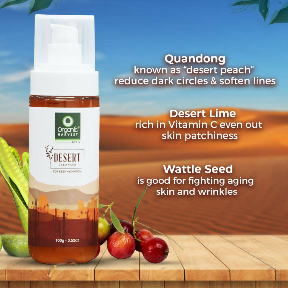 Organic Harvest Desert Cleanser For Deep Hydration - Distacart