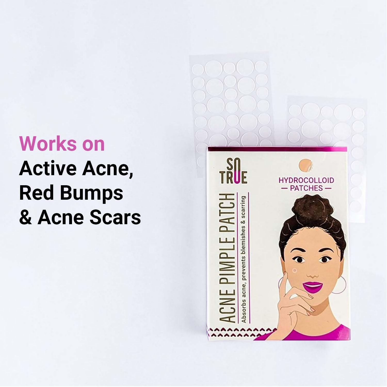 Sotrue Acne Pimple Patches For Face - Distacart