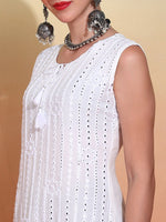 Thumbnail for Ode by House of Pataudi Embroidered Straight Kurta - Distacart