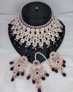 Thumbnail for Jewel City Luxurious Silver-Plated Bridal Jewelry Set with Purple Accents