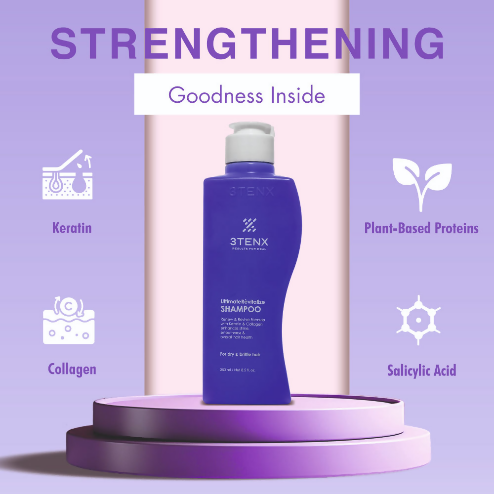 3TENX UltimateRevitalize Shampoo For Dry & Brittle Hair - Distacart