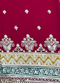 Thumbnail for Aastha Fashion See Green Heavy Faux Georgette Festival Wear Suit
