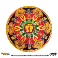 Thumbnail for Stickerbazaar Micro Golden Embossing Rangoli Stickers