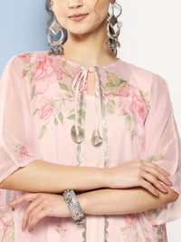 Thumbnail for Ahalyaa Women Solid Crepe Co-Ords With Shrug - Distacart