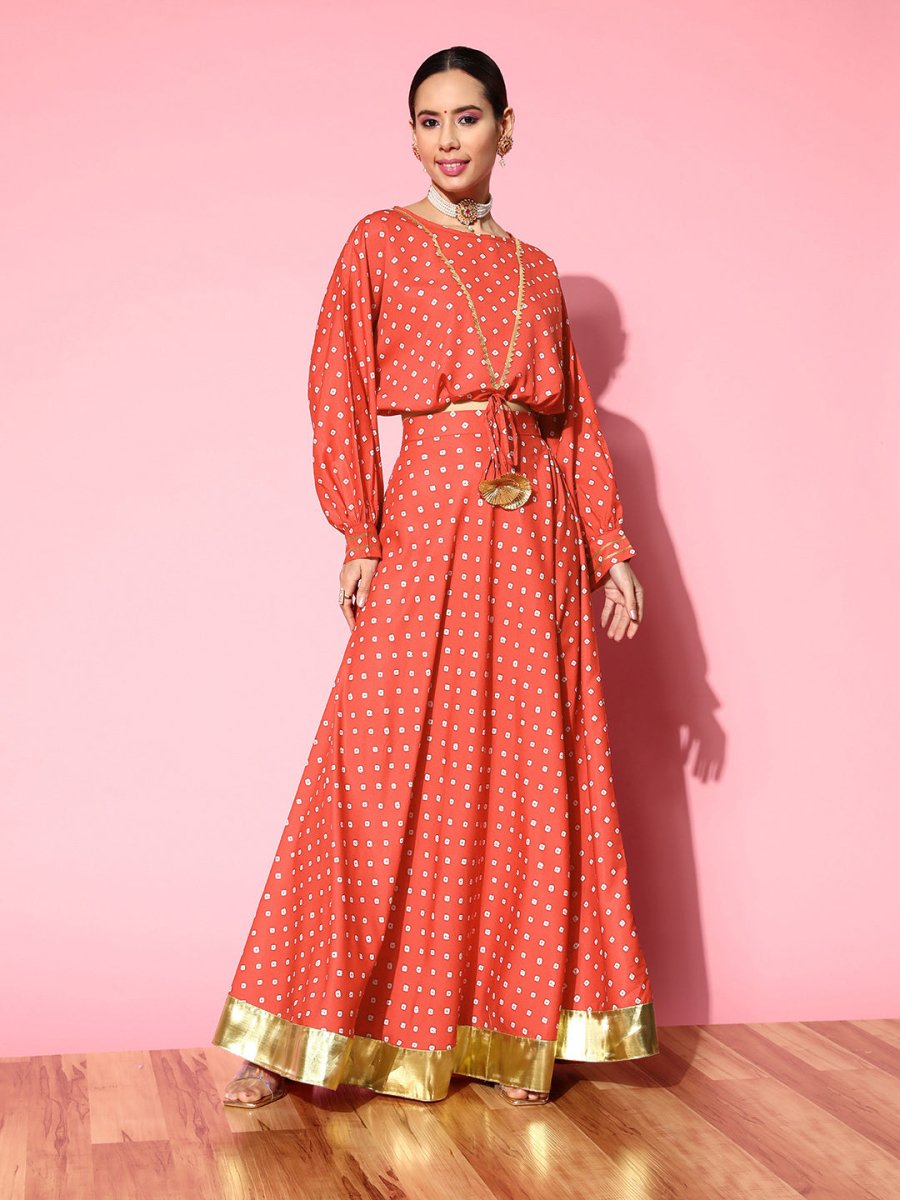 Ahalyaa Printed Crepe Co-Ords - Distacart