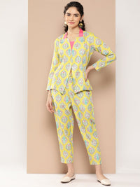 Thumbnail for Ahalyaa Women Ethnic Motifs Printed Co-Ords - Distacart