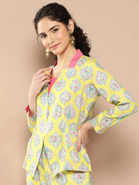 Thumbnail for Ahalyaa Women Ethnic Motifs Printed Co-Ords - Distacart