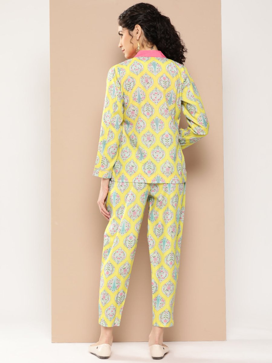 Ahalyaa Women Ethnic Motifs Printed Co-Ords - Distacart