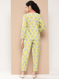 Thumbnail for Ahalyaa Women Ethnic Motifs Printed Co-Ords - Distacart