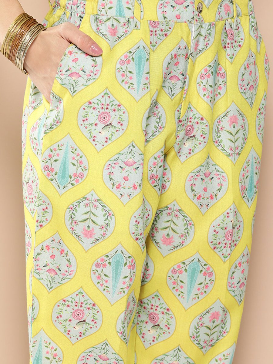 Ahalyaa Women Ethnic Motifs Printed Co-Ords - Distacart