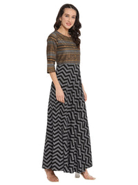 Thumbnail for Ahalyaa Printed Kurta With Dupatta