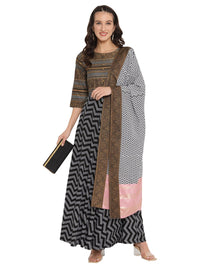 Thumbnail for Ahalyaa Printed Kurta With Dupatta