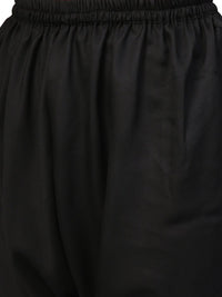 Thumbnail for Ahalyaa Black Printed Kurta Set For Women's