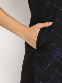 Thumbnail for Ahalyaa Chanderi Kurta Pant With Dupatta Set