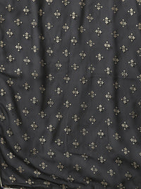 Thumbnail for Ahalyaa Women Black Ethnic Motifs Printed Empire Kurta With Sharara & Dupatta