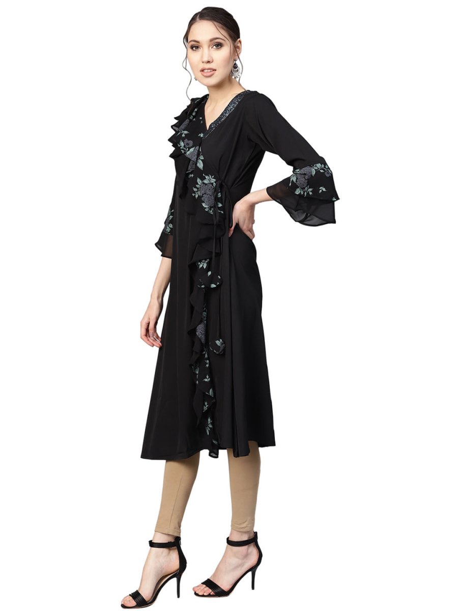 Ahalyaa Women's A-Line Georgette Kurta