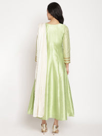 Thumbnail for Ahalyaa Gorgeous Green Art Silk Kurta