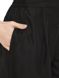 Thumbnail for Ahalyaa Crepe Foil Printed Top With Plazzo