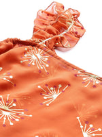 Thumbnail for Ahalyaa Women One Shoulder Printed Tunic