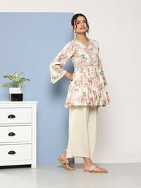 Thumbnail for Ahalyaa Women Floral Print Crepe Co-Ords - Distacart