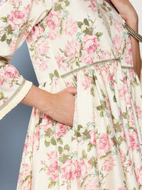 Thumbnail for Ahalyaa Women Floral Print Crepe Co-Ords - Distacart