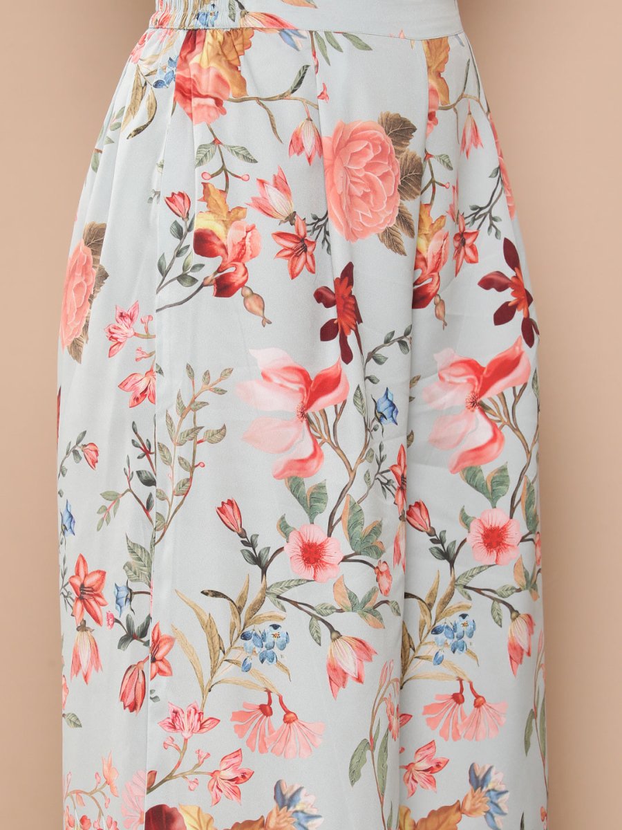 Ahalyaa Women Floral Print Crepe Co-Ords - Distacart