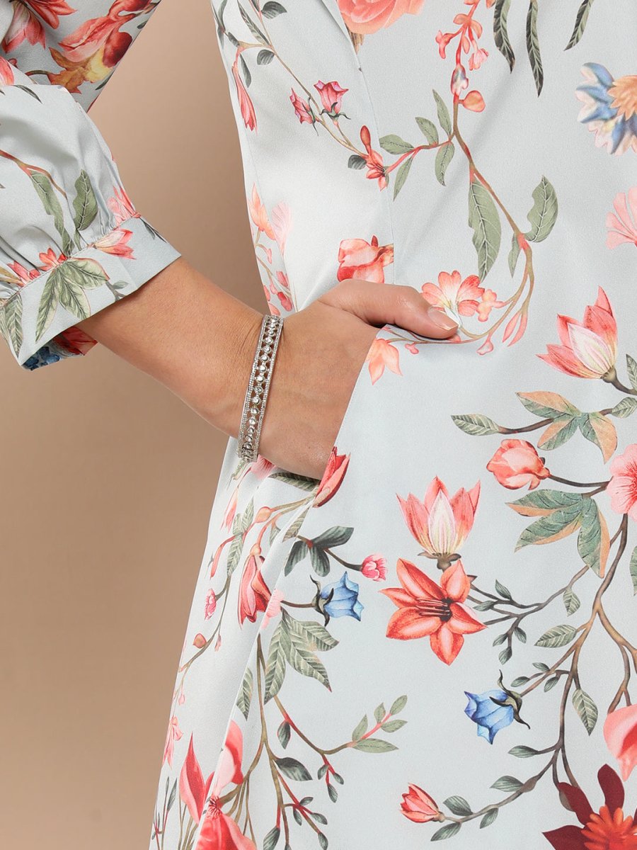 Ahalyaa Women Floral Print Crepe Co-Ords - Distacart