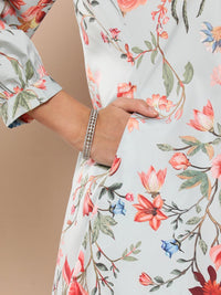 Thumbnail for Ahalyaa Women Floral Print Crepe Co-Ords - Distacart