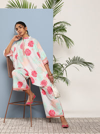 Thumbnail for Ahalyaa Women Floral Print Crepe Co-Ords - Distacart
