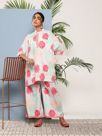 Thumbnail for Ahalyaa Women Floral Print Crepe Co-Ords - Distacart