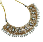 Thumbnail for Jewel City Indian Kundan Pearl Jewelry Set Traditional Indian Bridal Necklace Gold-Plated Handcrafted Ethnic Jewelry Set
