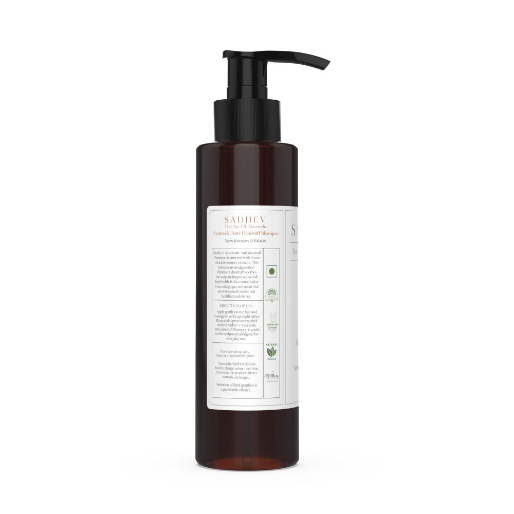 Sadhev Ayurvedic Anti-Dandruff Shampoo - Distacart