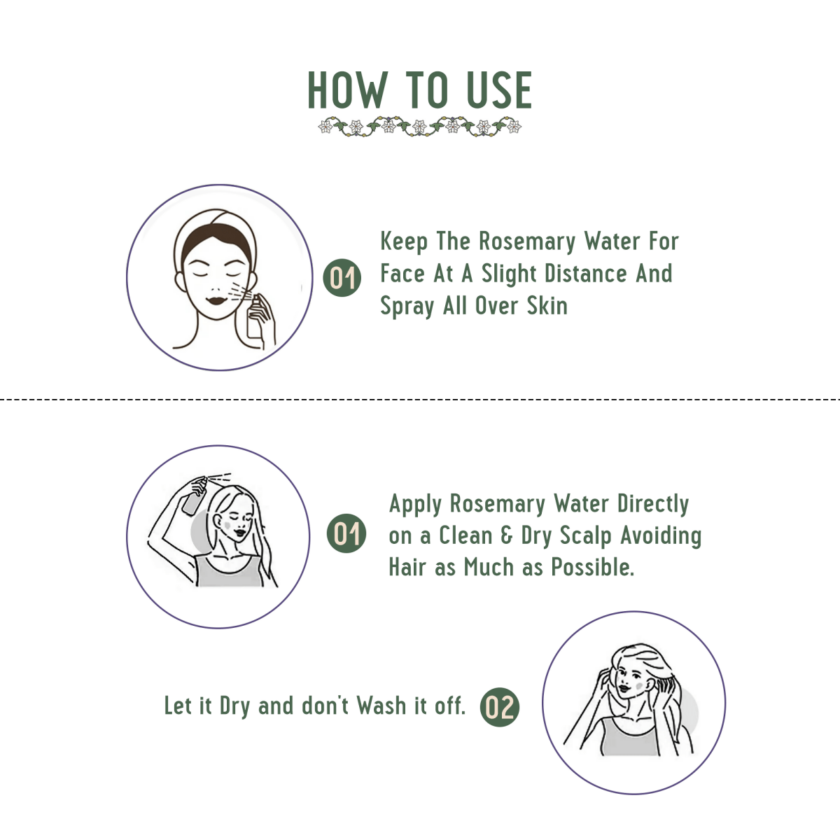 Avimee Herbal Rosemary Water For Hair And Skin For Hair Growth, Hair Fall Control and Scalp Health - Distacart