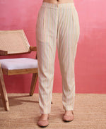 Thumbnail for Prazu Fashion Off White Crepe Printed Designer Kurta Set