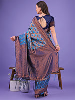 Thumbnail for Astita Radiant Lichi Silk Saree - A Touch of Royalty in Every Thread - Distacart