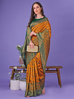 Thumbnail for Astita Radiant Lichi Silk Saree - A Touch of Royalty in Every Thread - Distacart