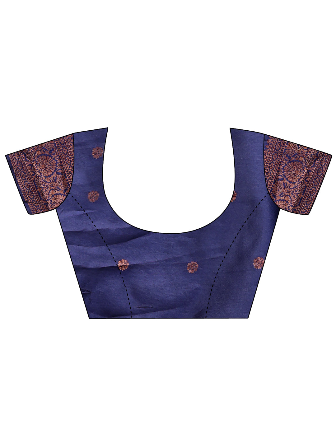 Astita Majestic Red & Sky Blue Silk Saree with Rich Woven Pallu - A Regal Touch for Special Moments - Distacart