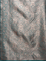 Thumbnail for Astita Sea Green Banarasi Silk Saree with Zari Weaving - A Timeless Tale of Elegance - Distacart